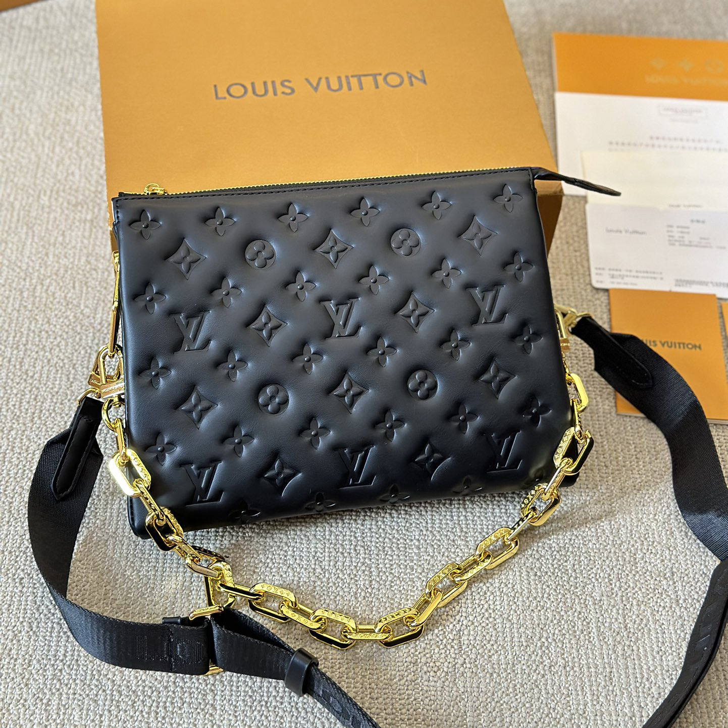 LV Coussin shoulder chain bag