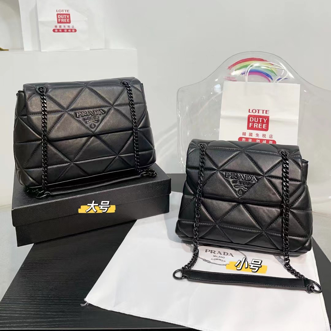 Prada sheepskin crossbody  shoulder bag