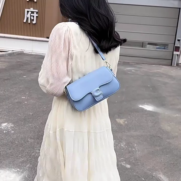 Coach chain saddle crossbody bag