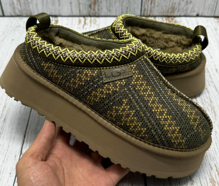 Ugg Women's Tazz Suede  Platform Slippers