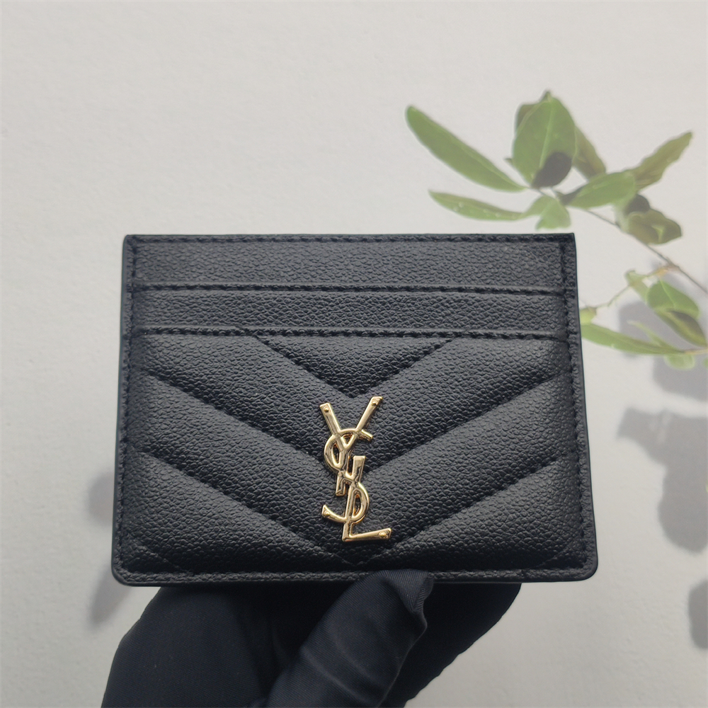 YSL Grain De Poudre Matelasse Monogram Case