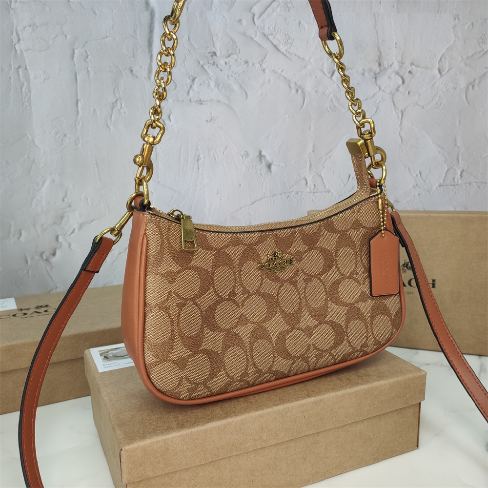 Coach Teri Shoulder Bag In Signature Canvas