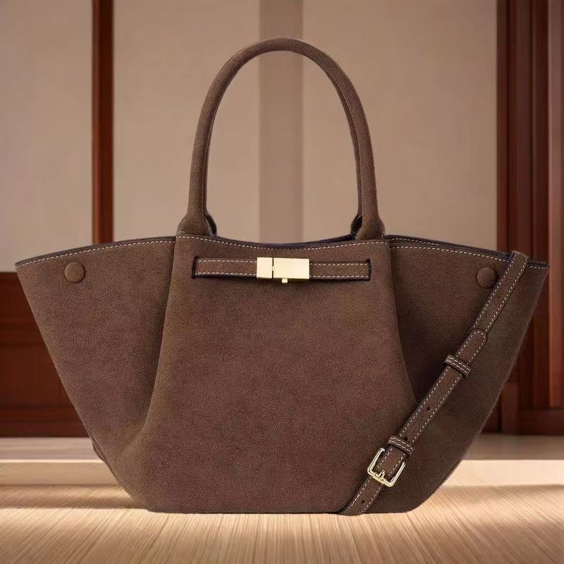 DeMellier | Bags | Demellier New York Mocha Suede Tote Bag