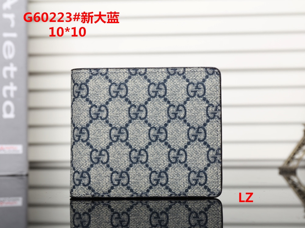 GG Marmont bi-color card case wallet