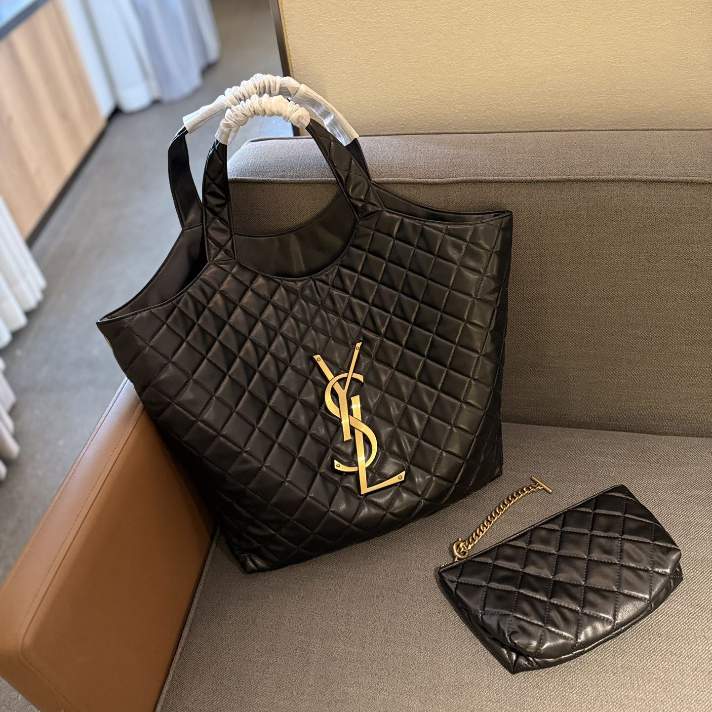 YSL Gaby Quilted Pattern Tote bag