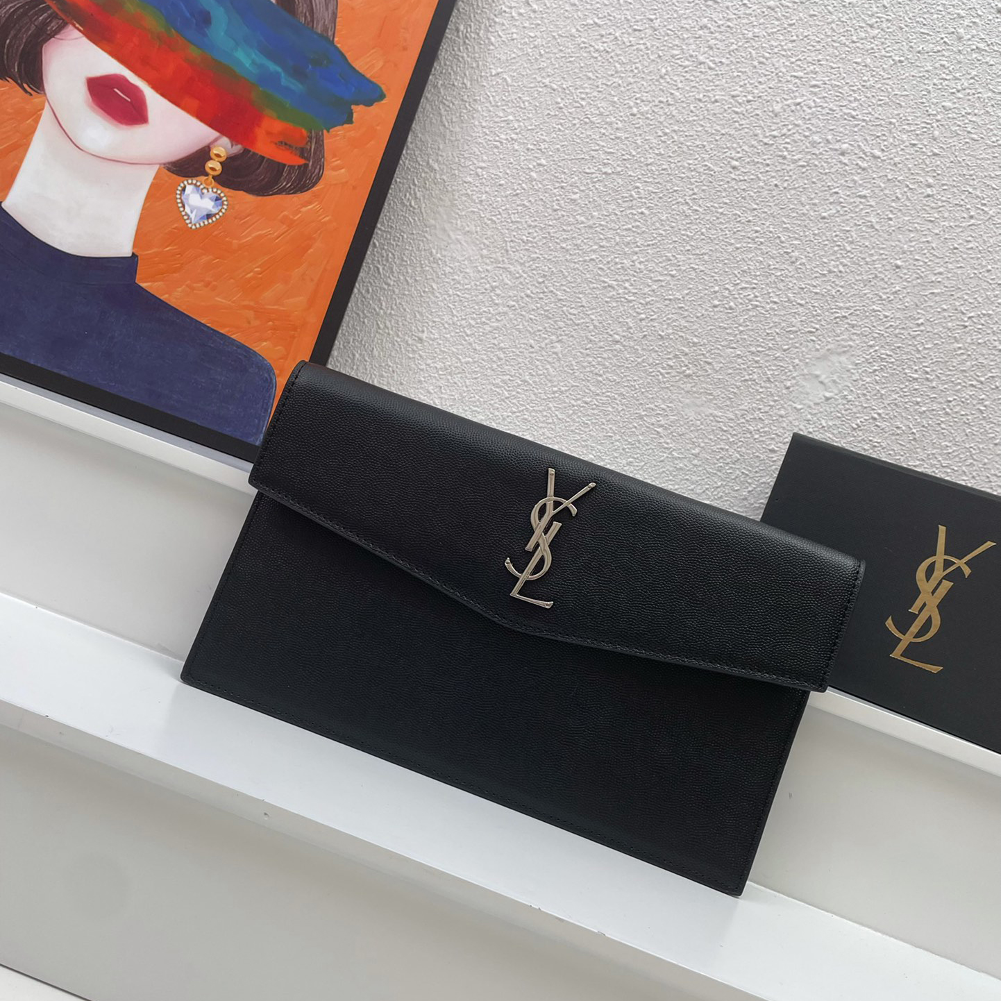 YSL Uptown clutch bag