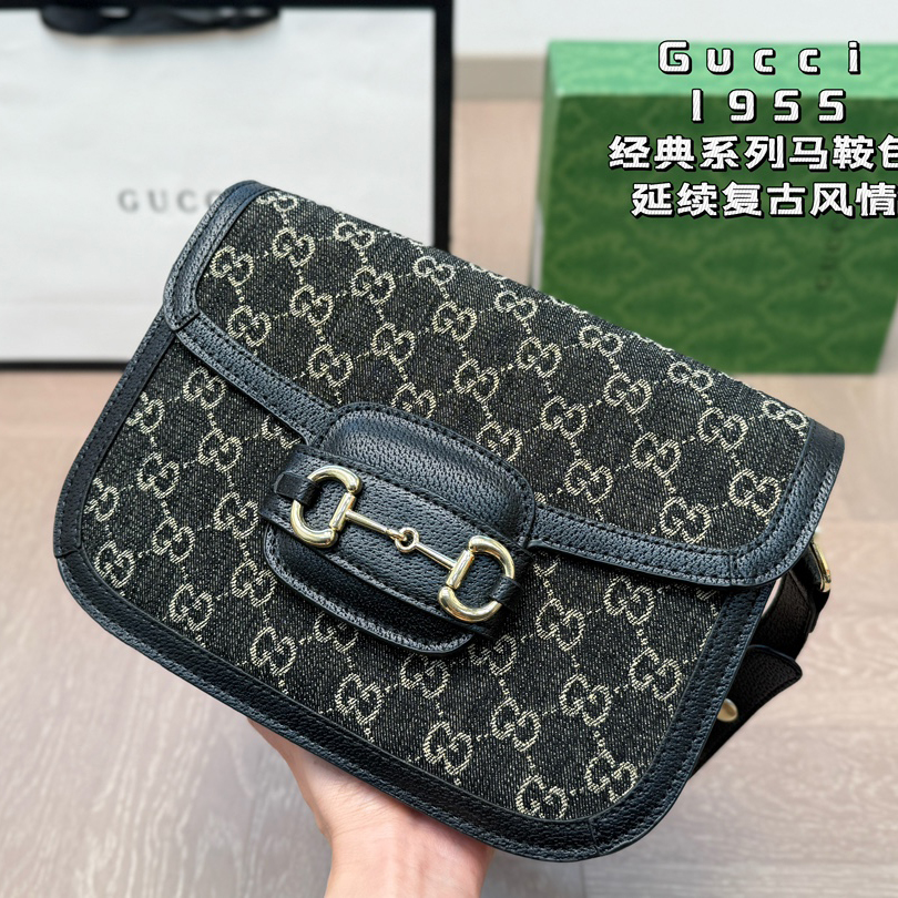 Gucci 1955 saddle shoulder bag