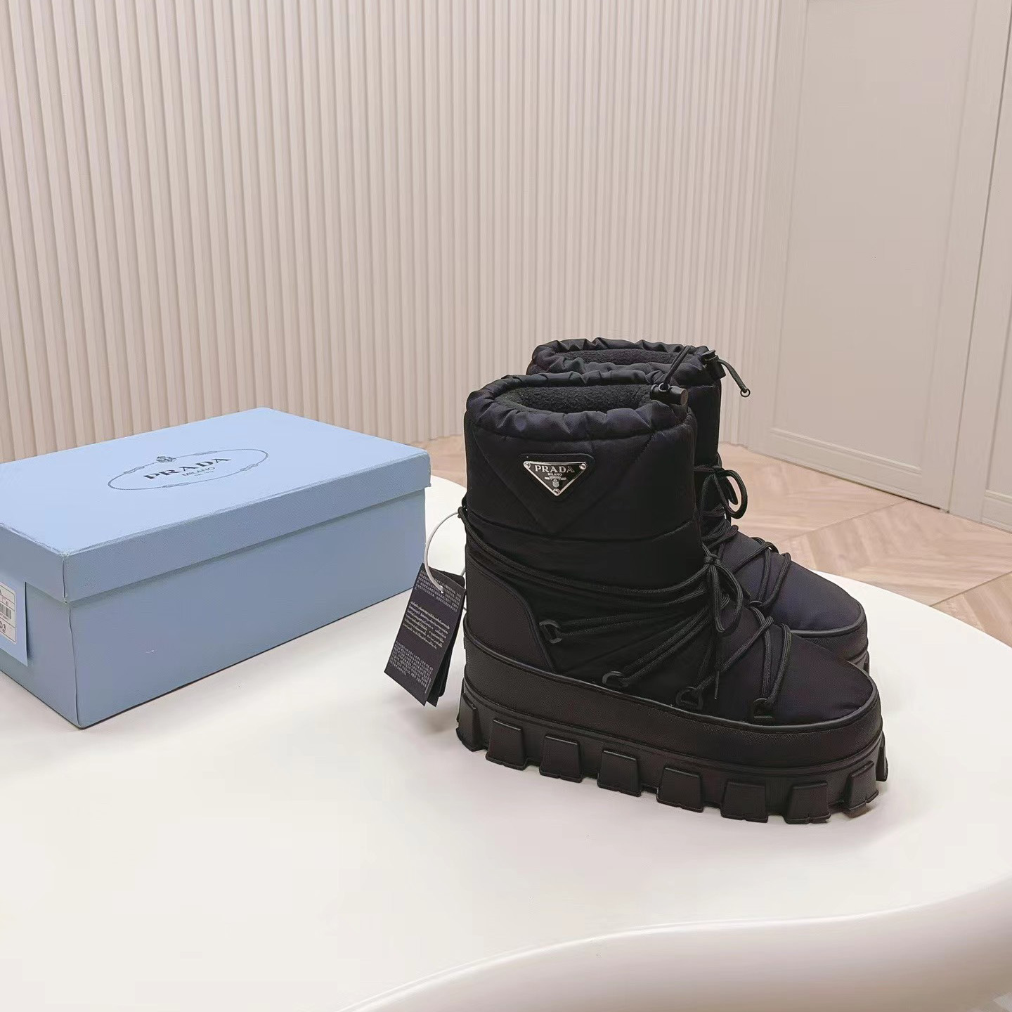 Top Quality Prada Boots Black