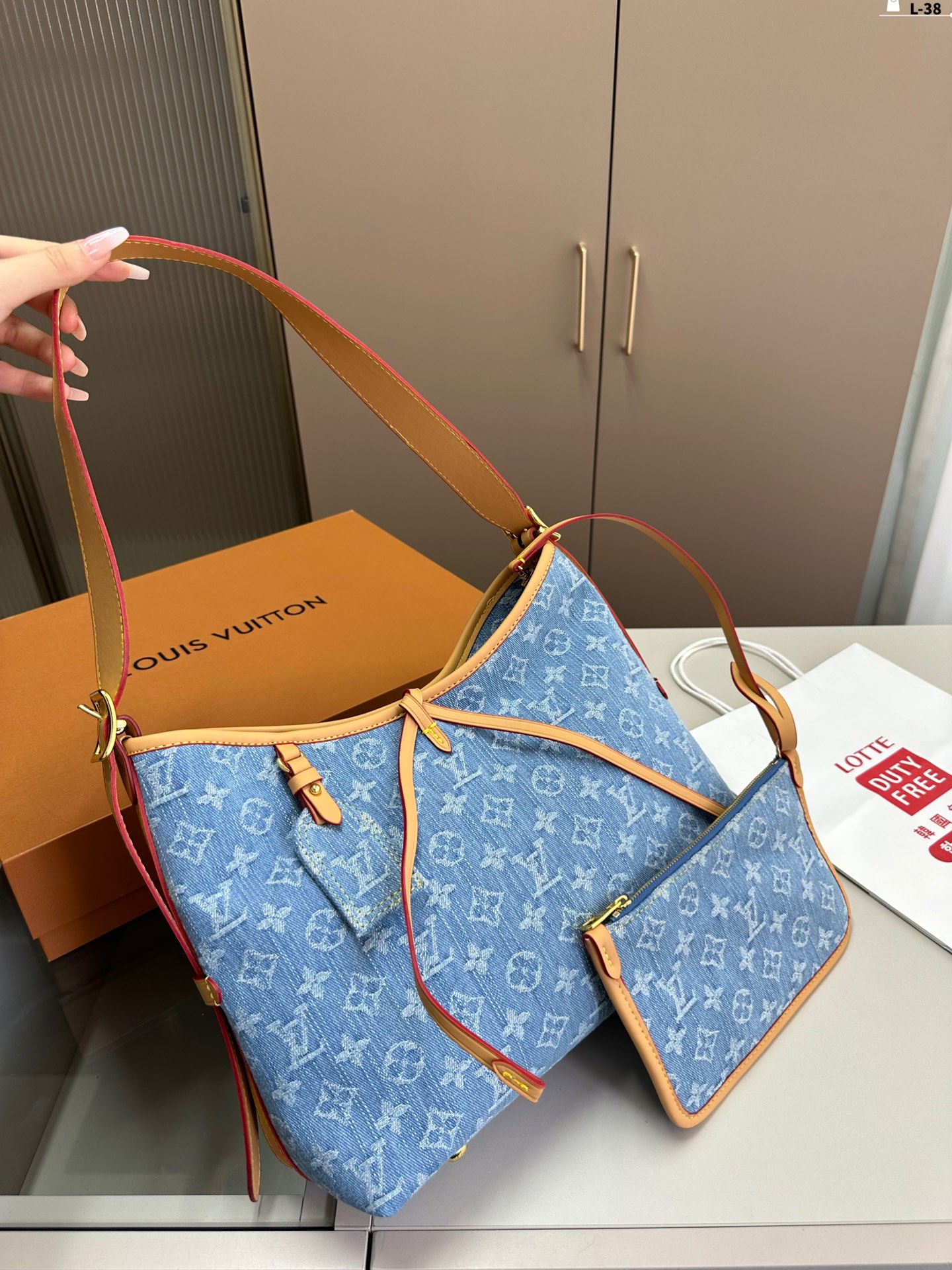 Louis Vuitton's new denim Carry all bag