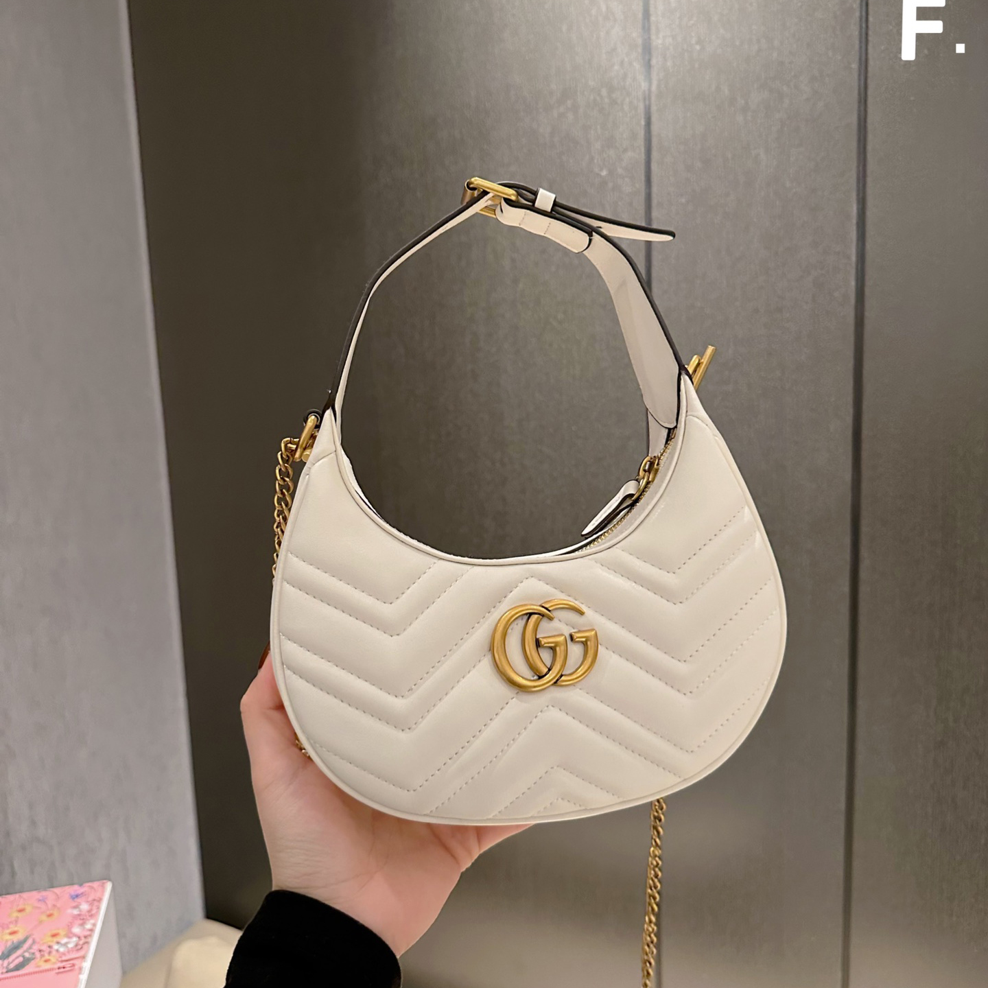 Gucci Marmont chain armpit bag