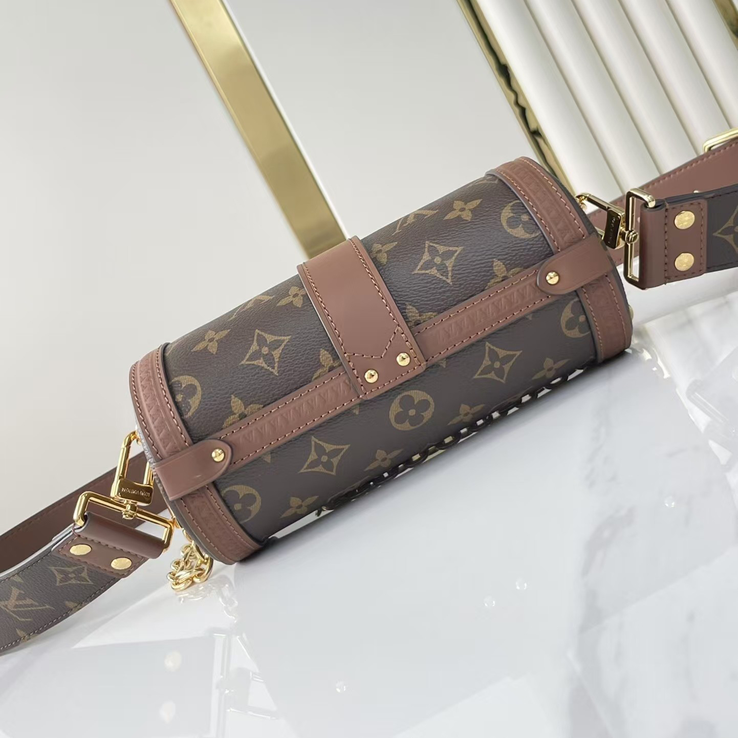 LV papillon trunk shoulder bag