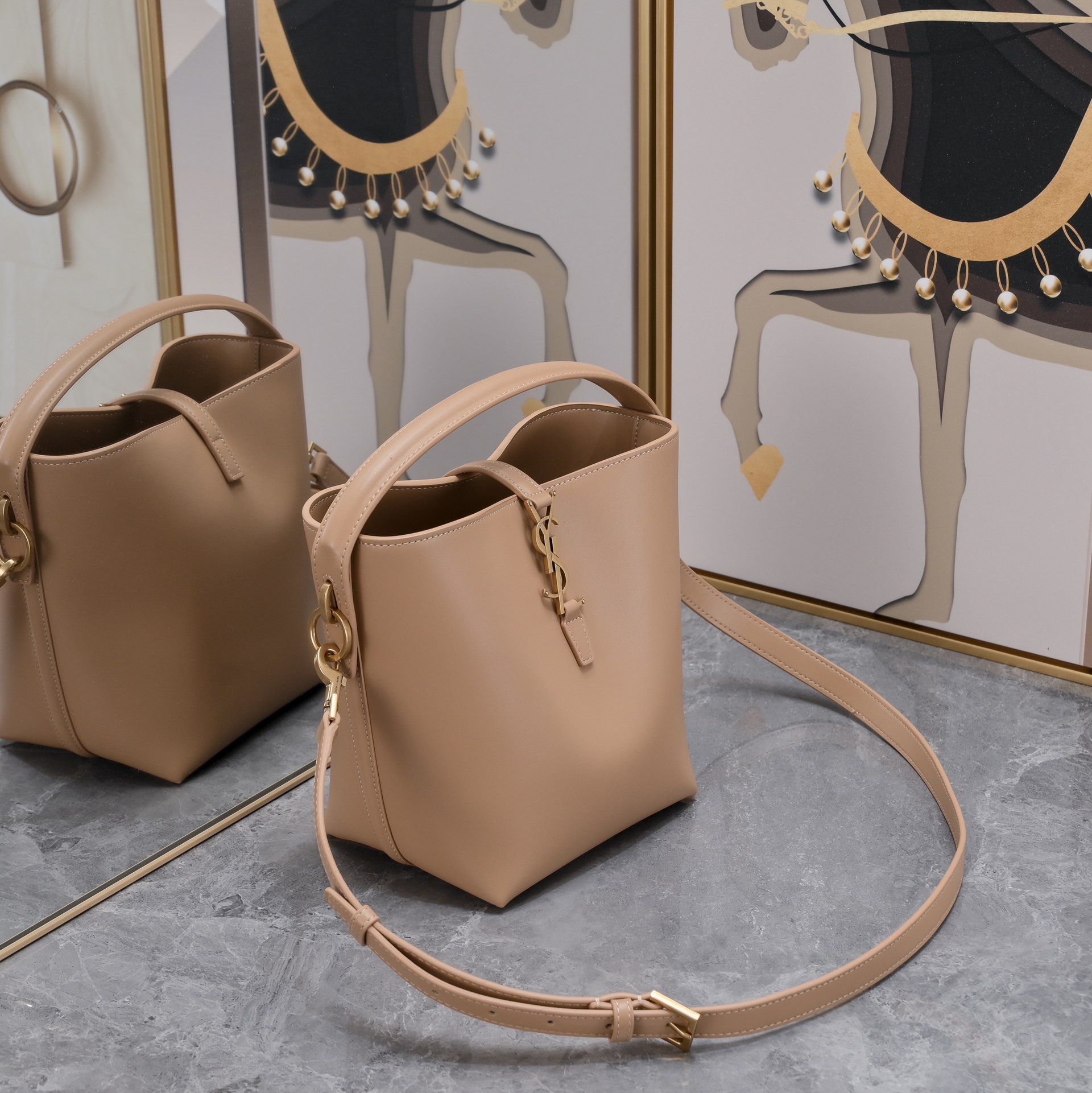 YSL bucket shoulder bag