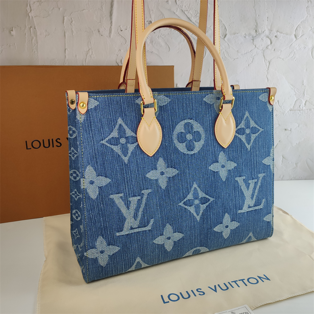 Louis Vuitton Denim Tote Bag