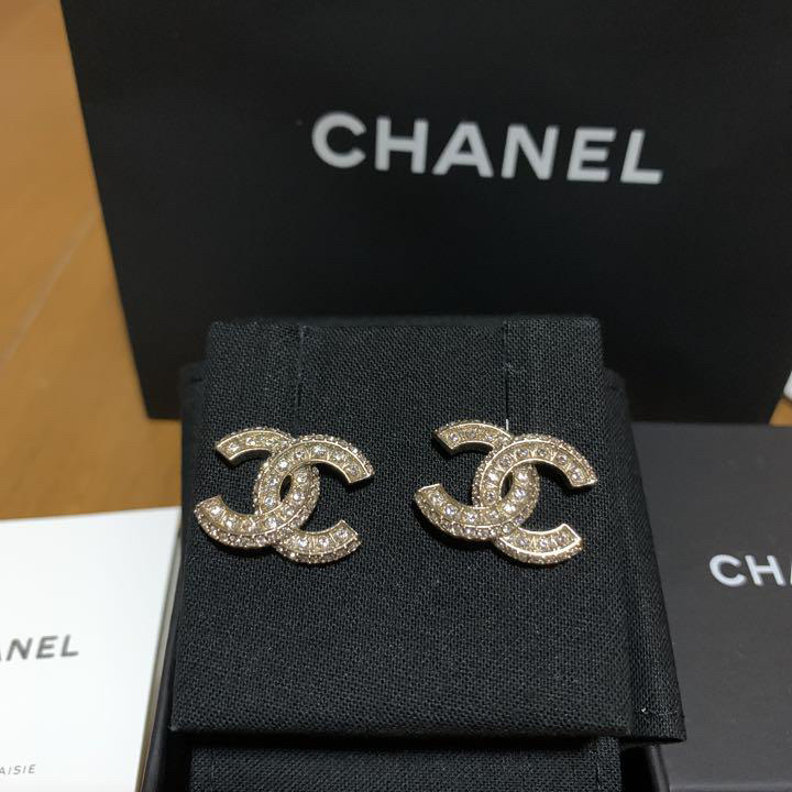 Chanel Rhinestone earrings