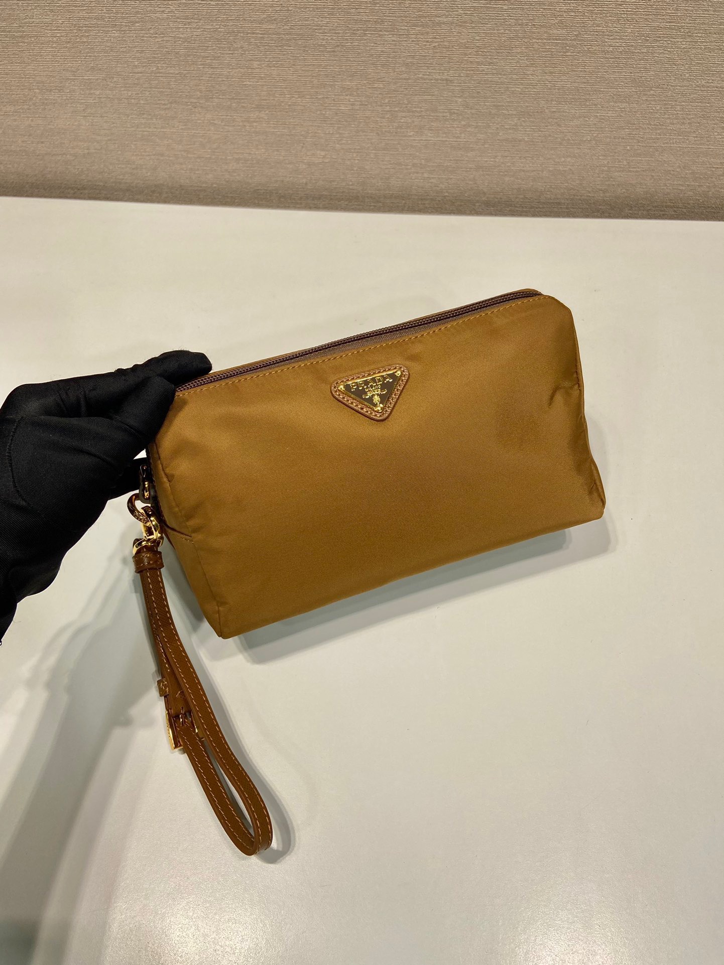 Prada new nylon clutch bag