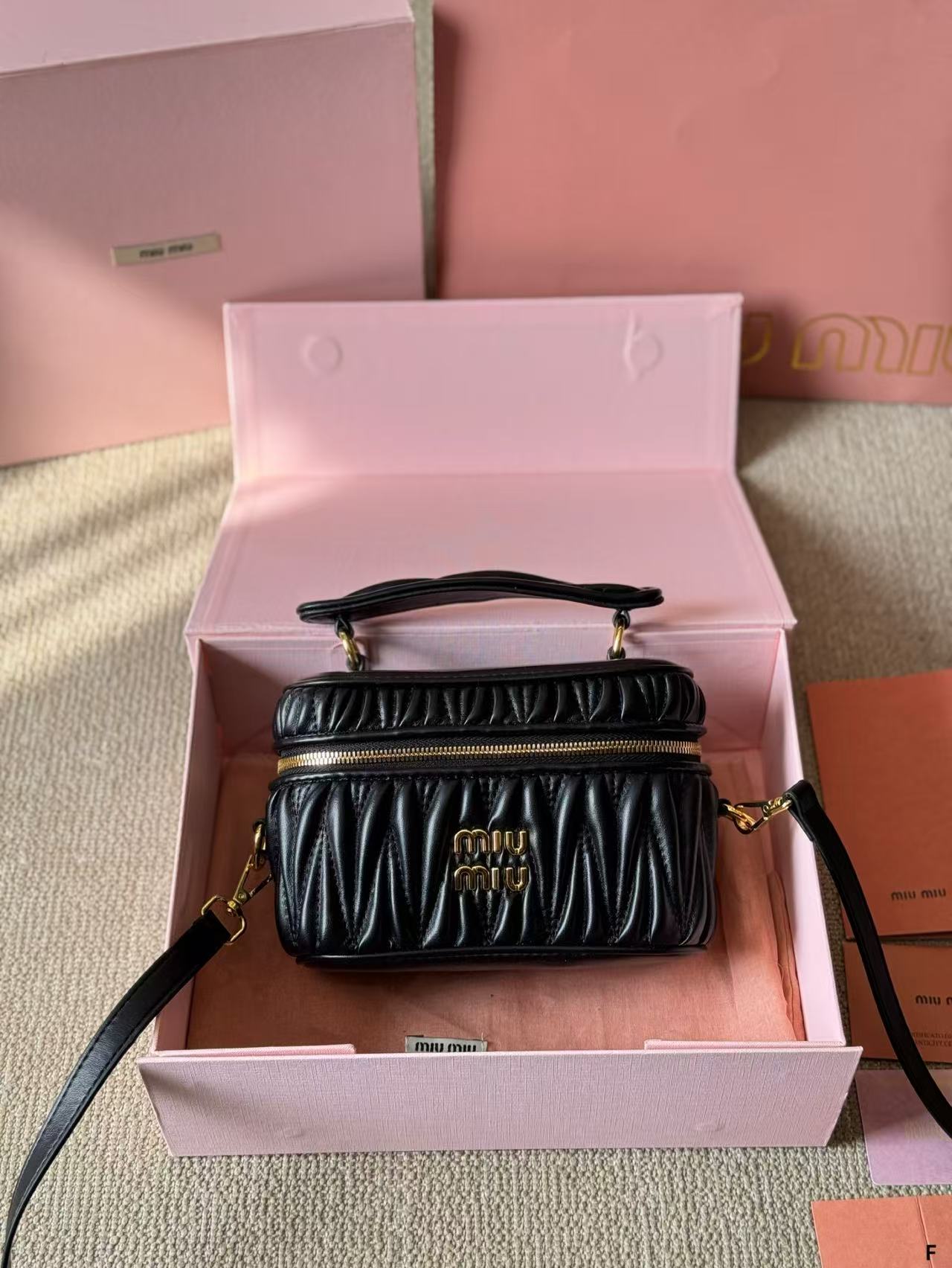 Miumiu Square box makeup bag