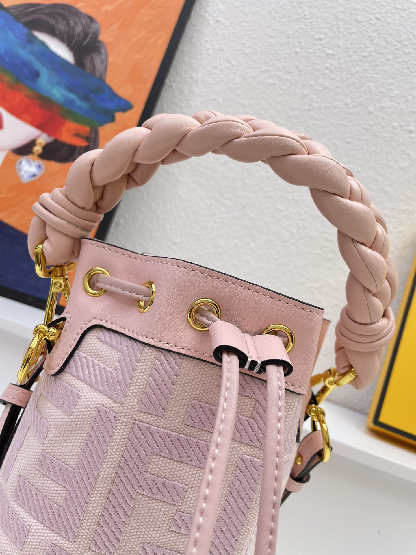 Fendi Mon Tresor  bucket bag