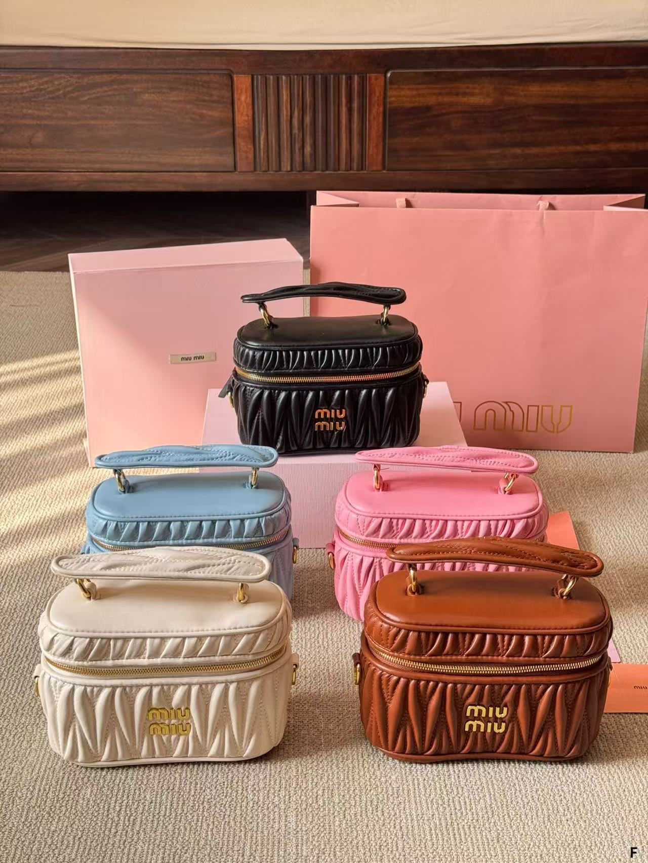 Miumiu Square box makeup bag