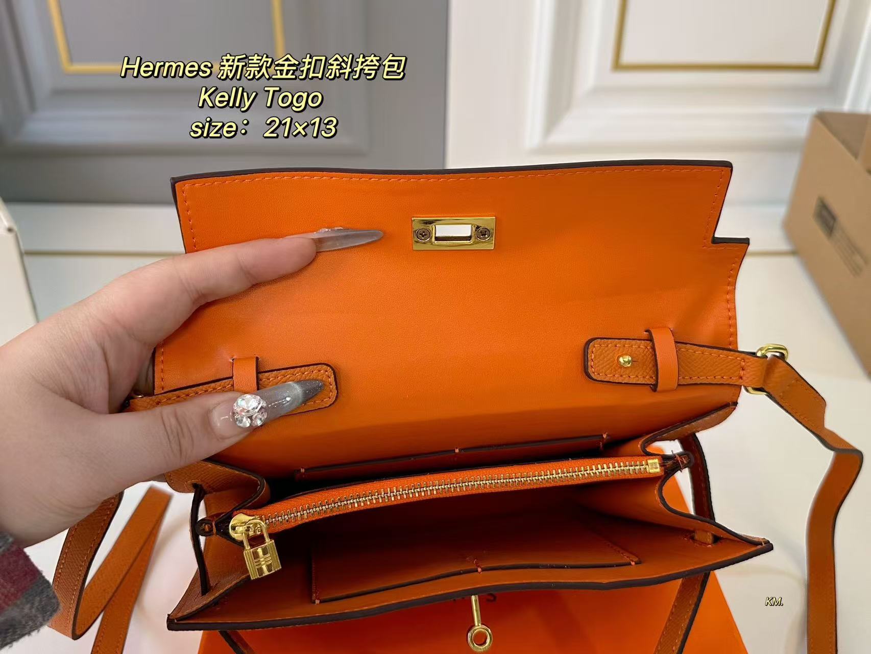 Hermes Kelly Togo Crossbody Bag
