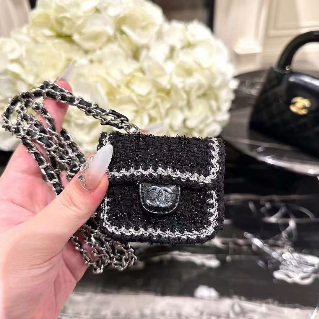 Chanel mini earphone bag collection