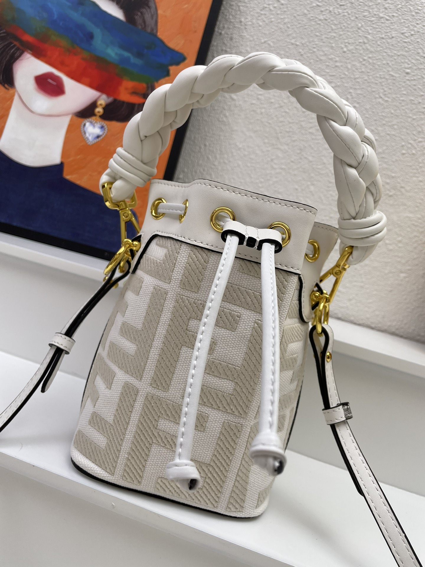 Fendi Mon Tresor  bucket bag