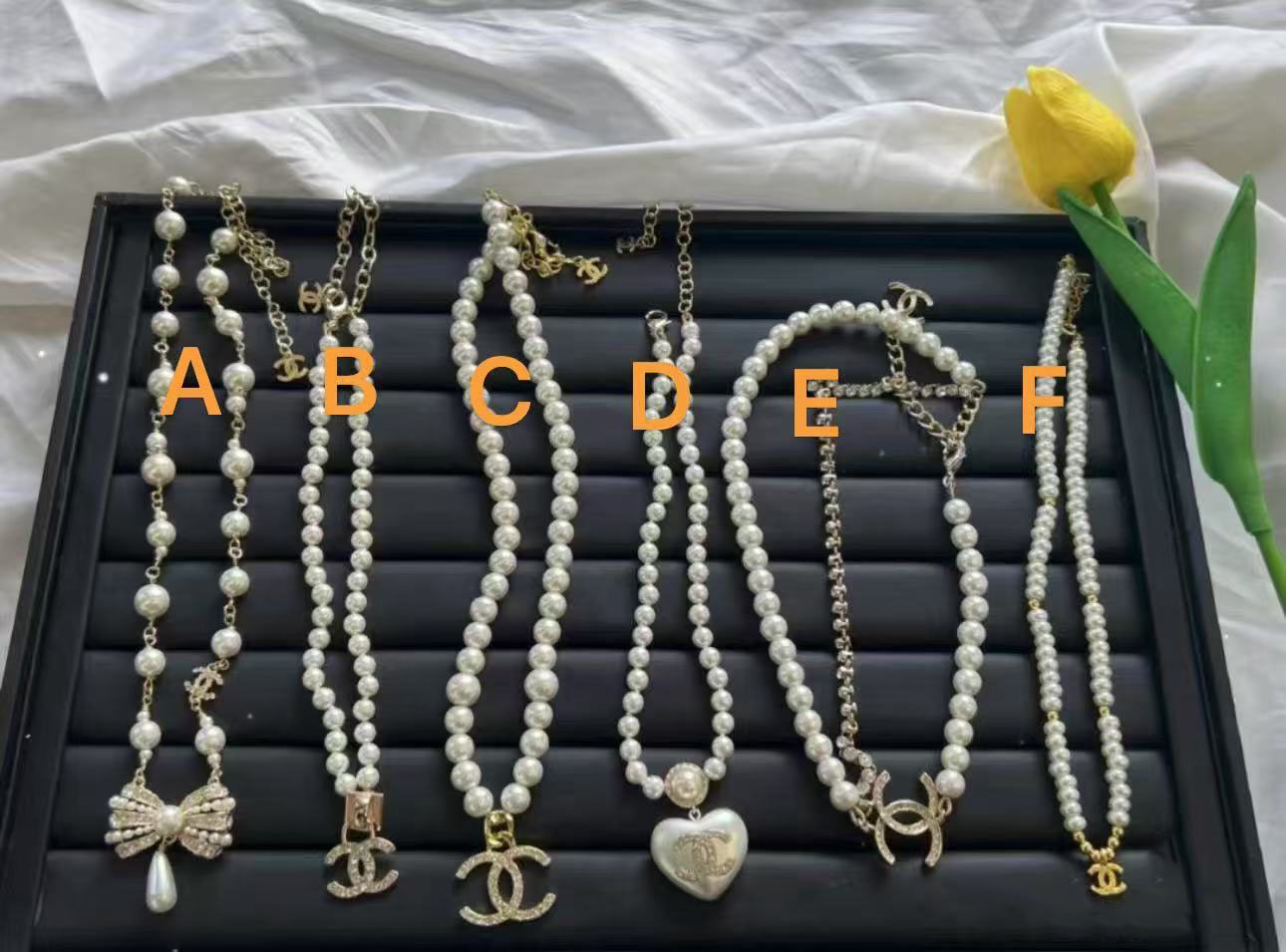 Chanel Pearl necklace collection