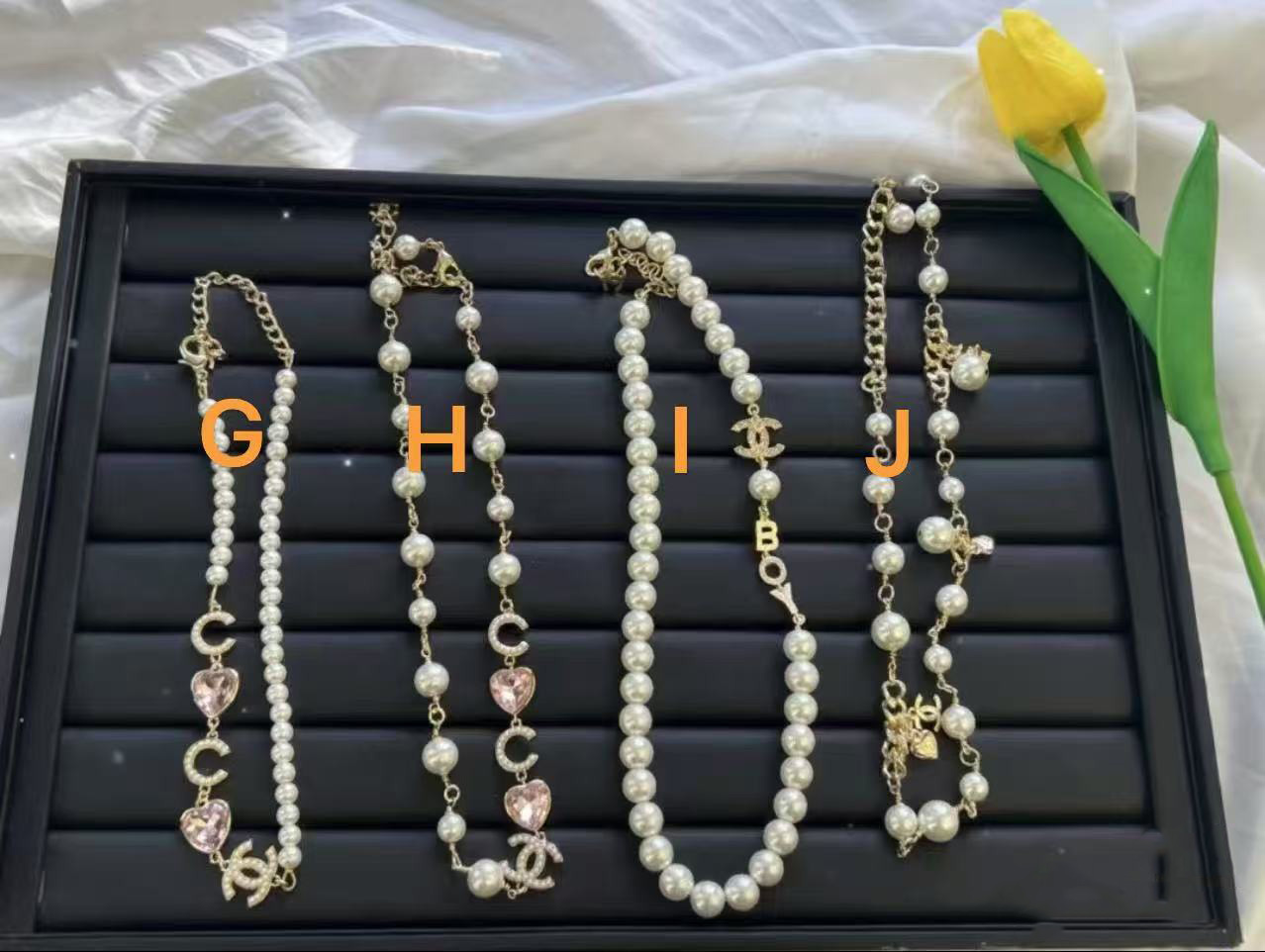 Chanel Pearl necklace collection