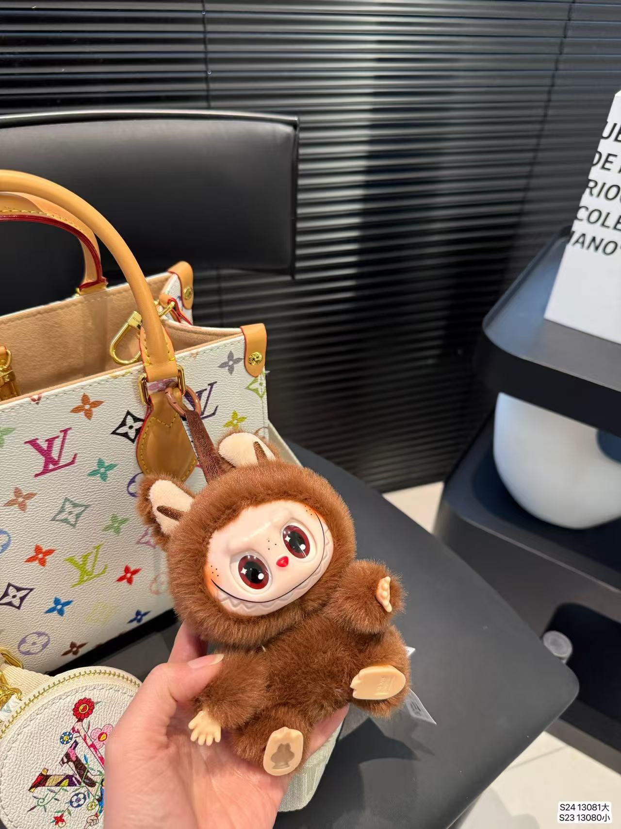 LV White Tri-Color Tote bag