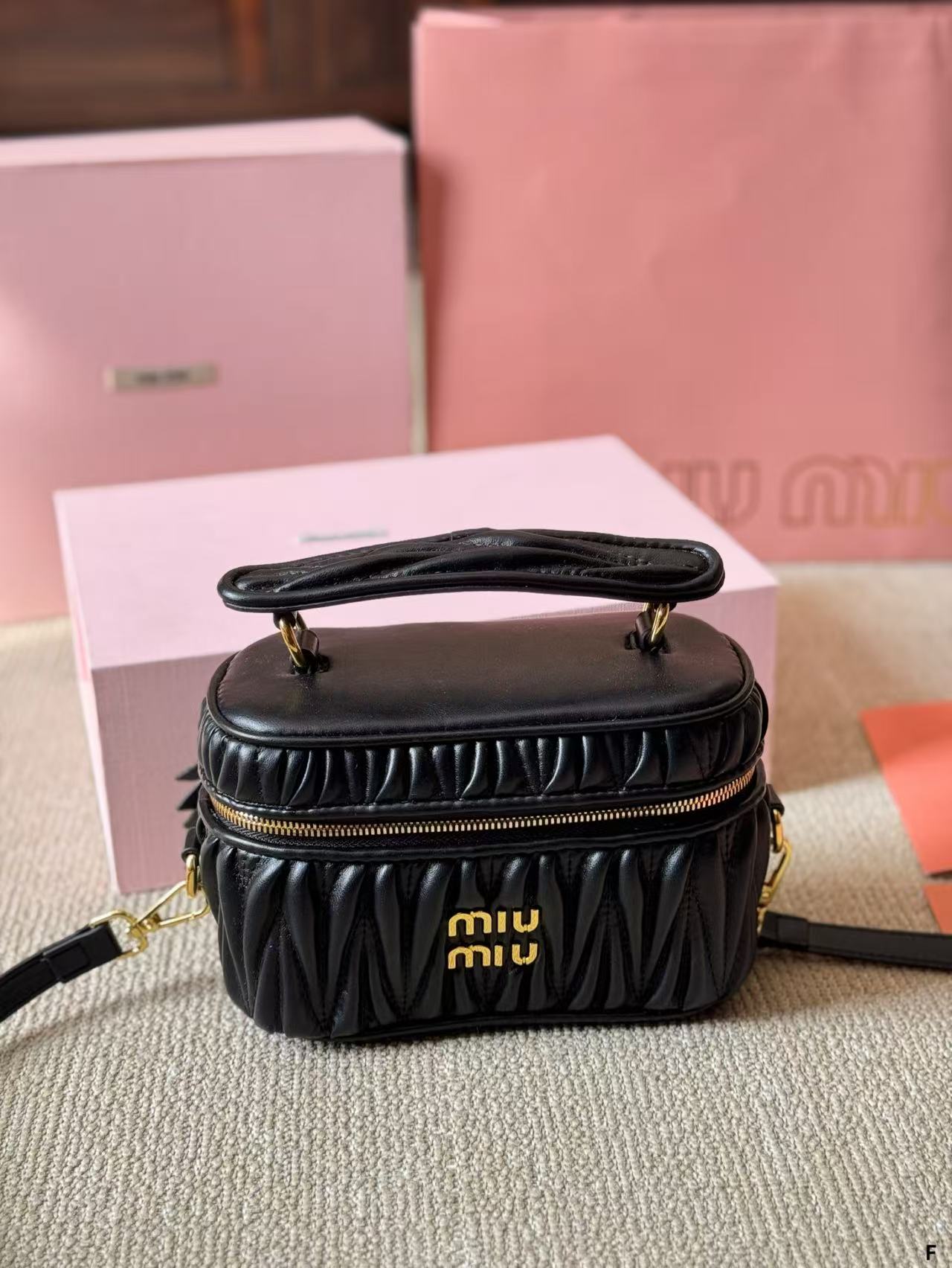 Miumiu Square box makeup bag