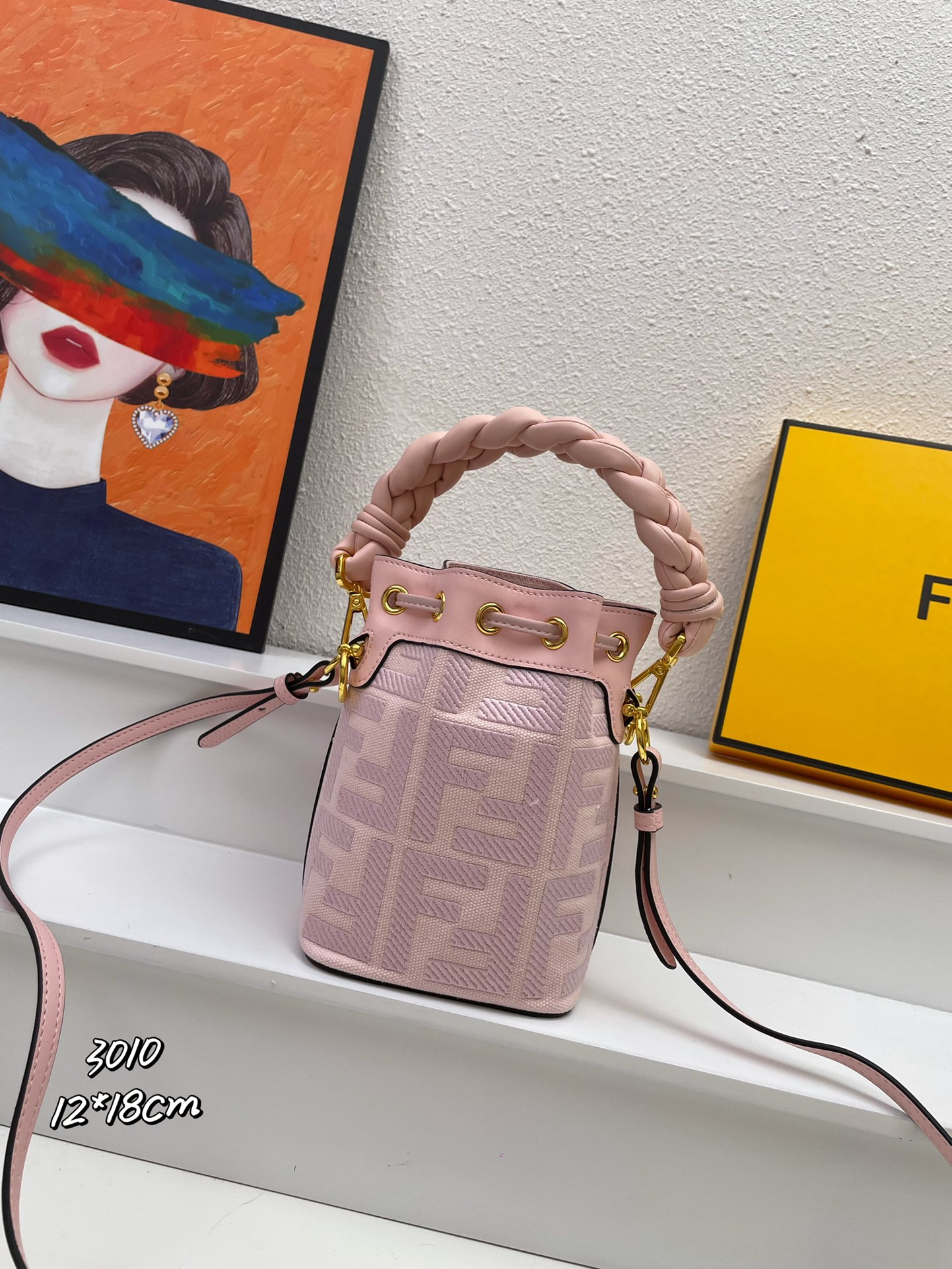 Fendi Mon Tresor  bucket bag