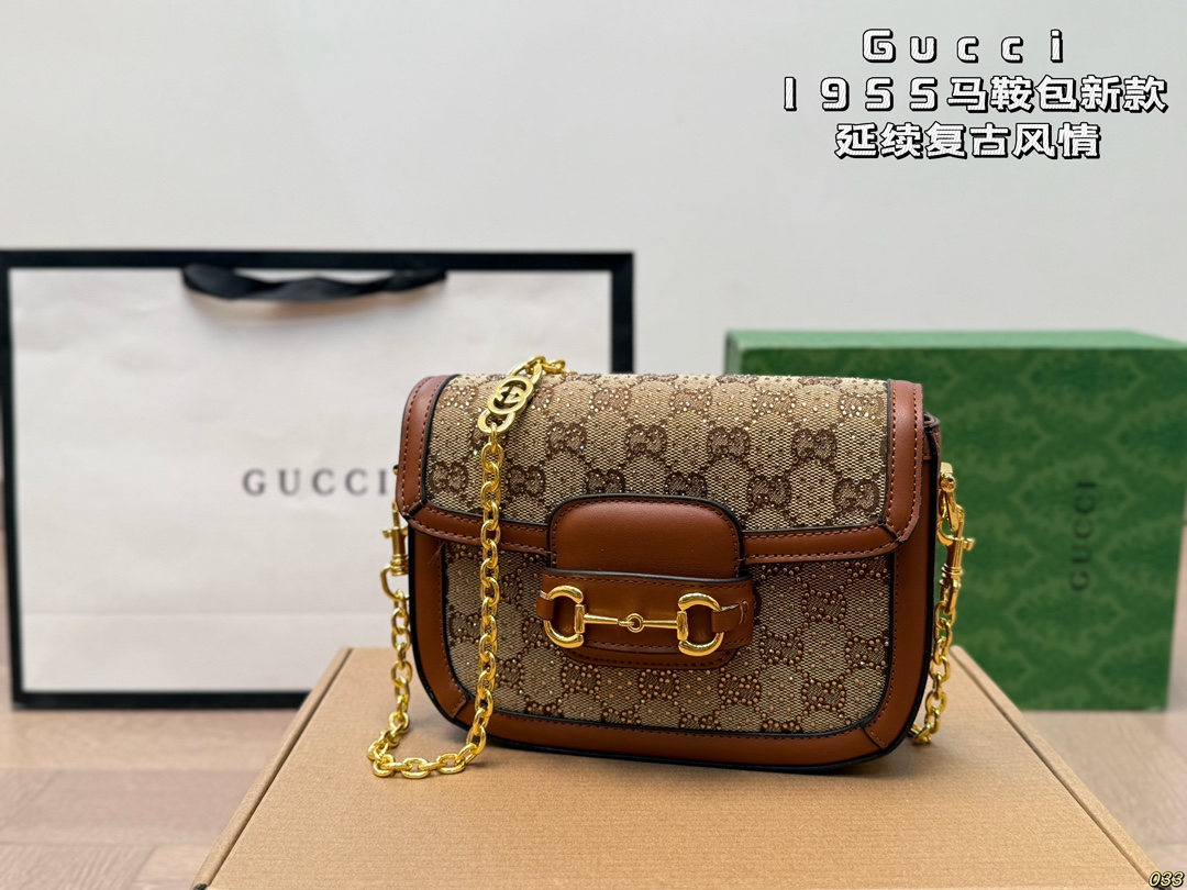GUCCI retro saddle bag crossbody bag shoulder bag