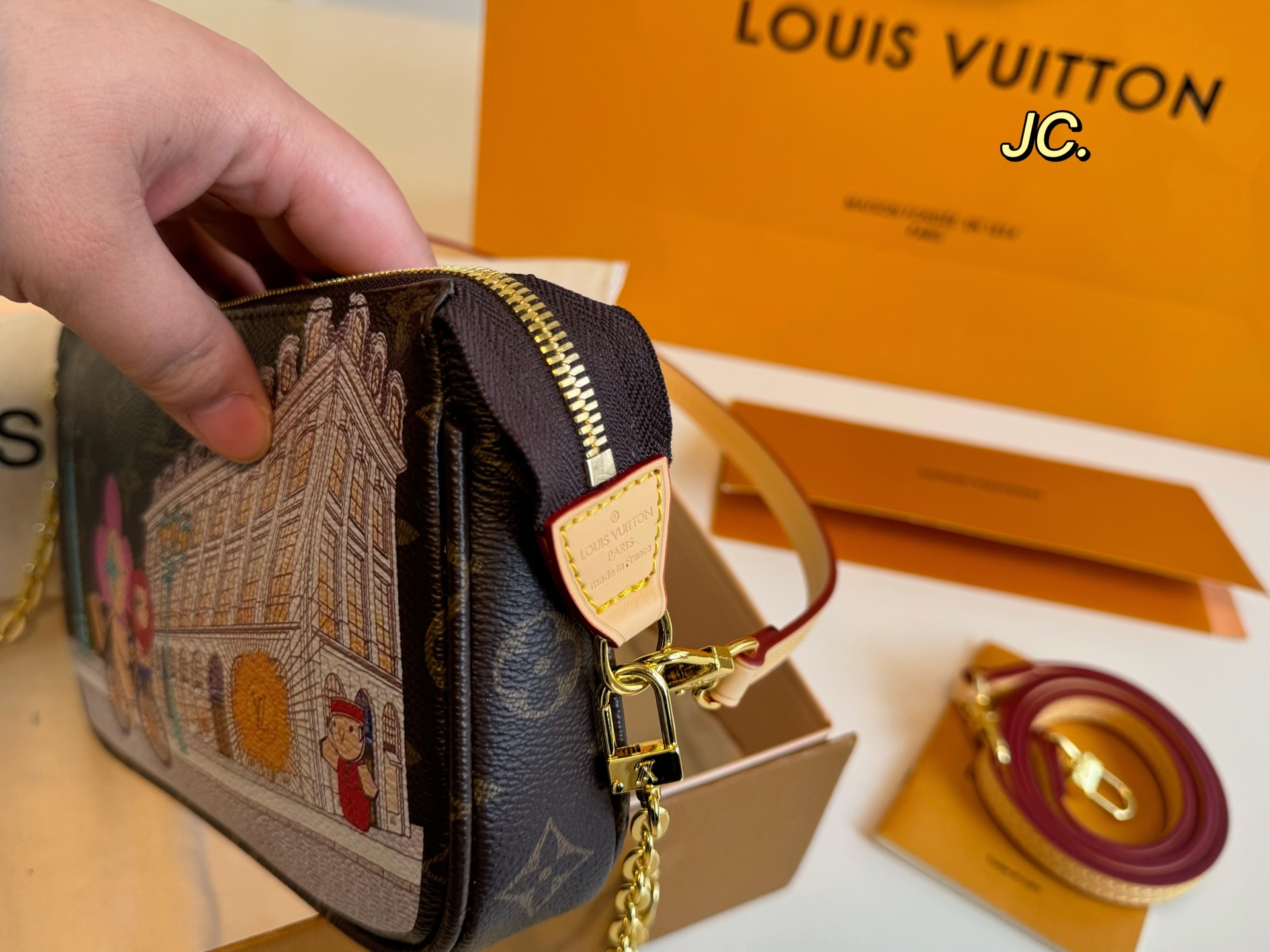 Louis Vuitton's new graffiti chain mahjong bag