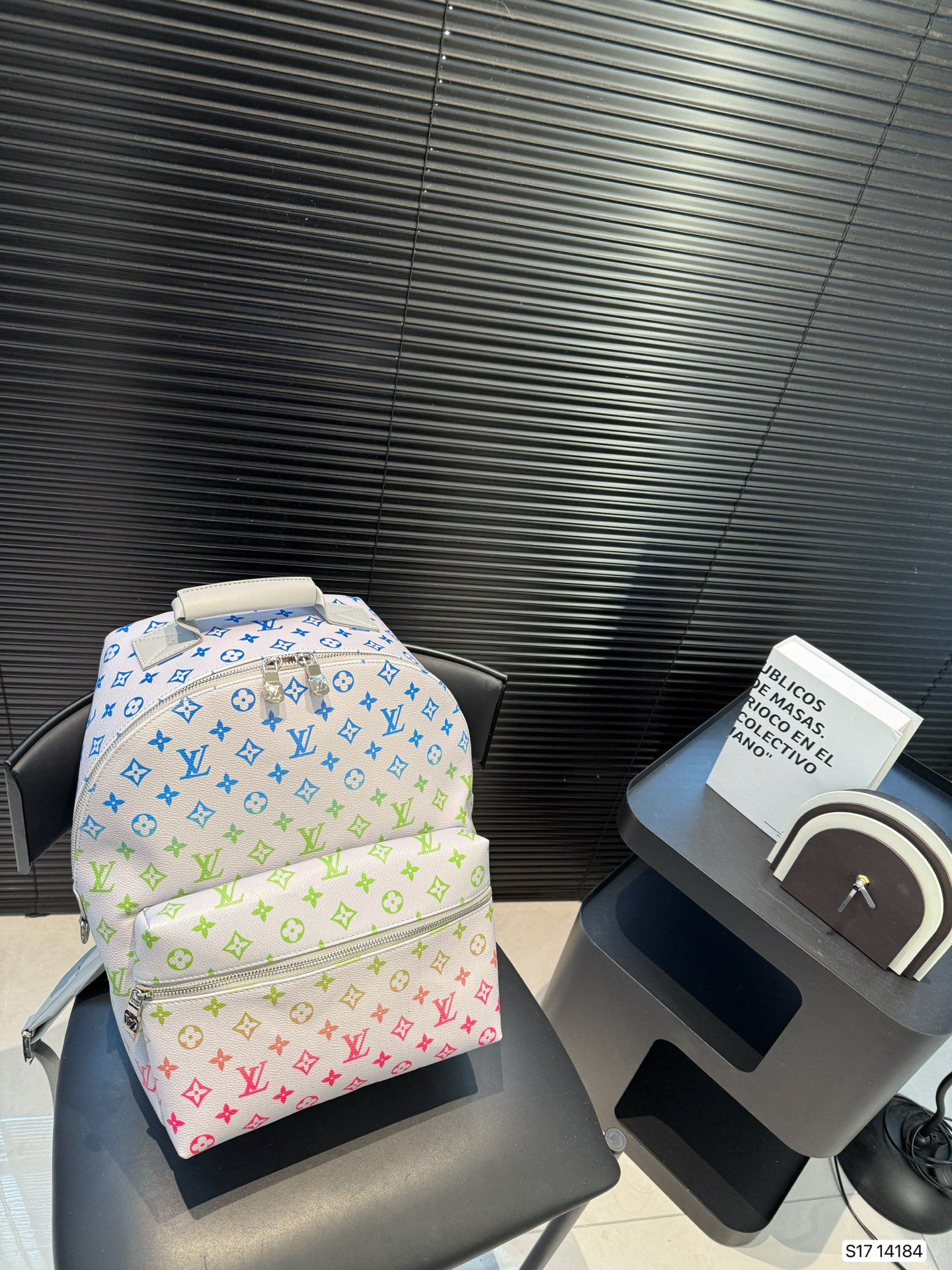 Lv backpack is wear-resistant practical and has large capacity