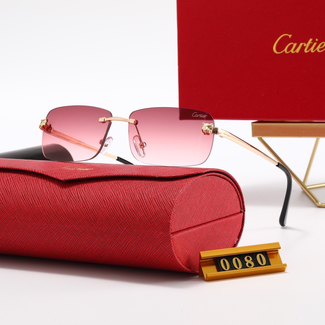 Cartier sunglasses European and American popular sunglasses