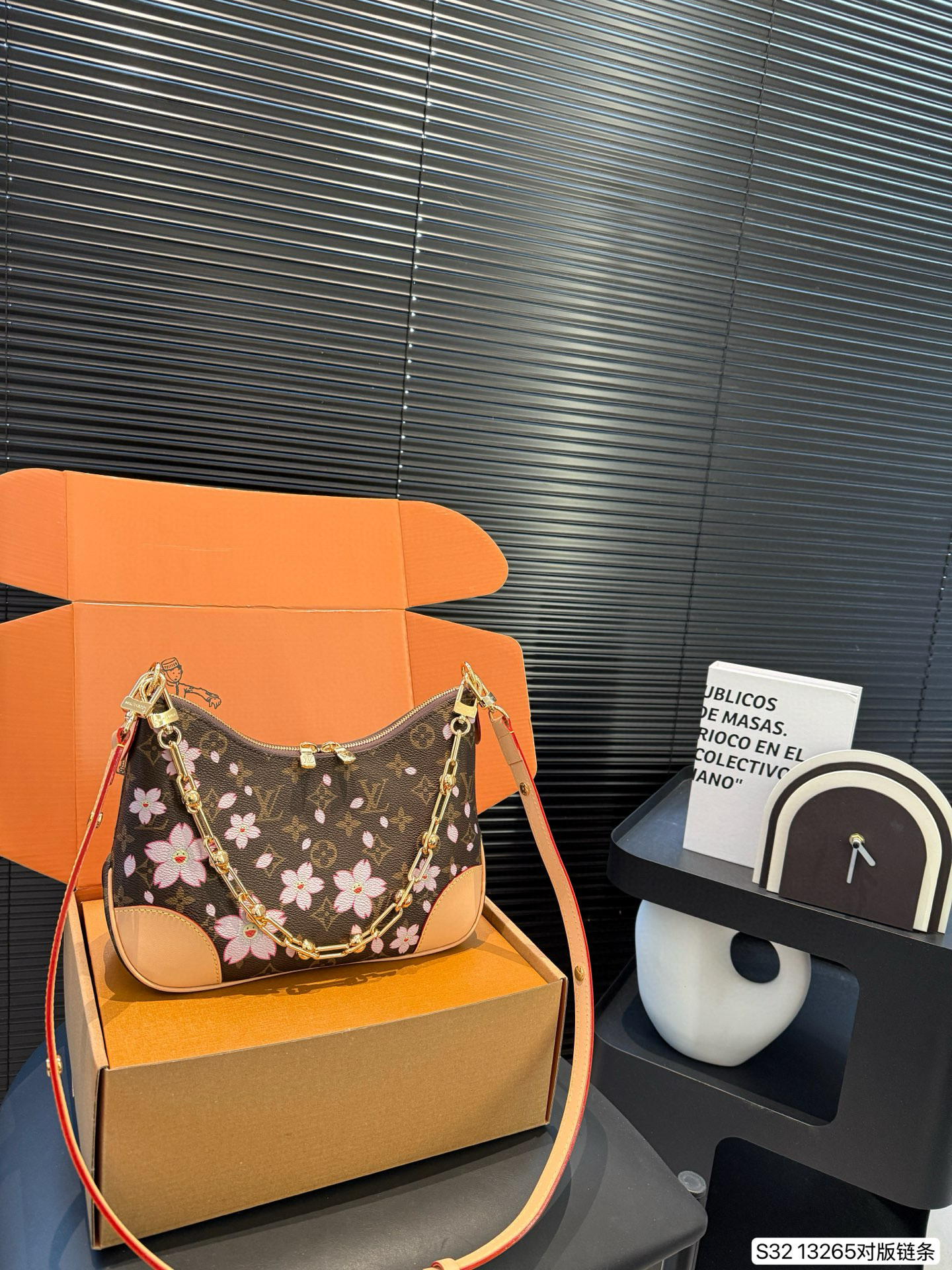 LV croissant medieval croissant Cherry blossom