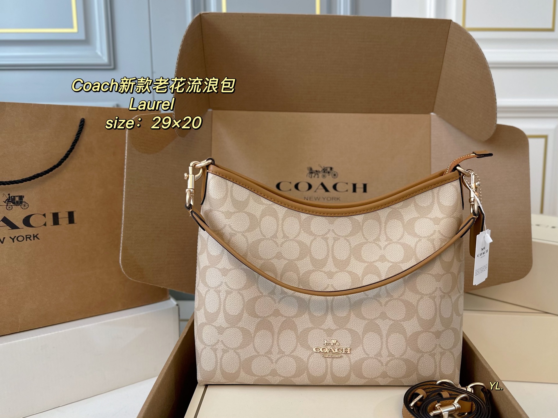 COACH's new Laurel hobo bag