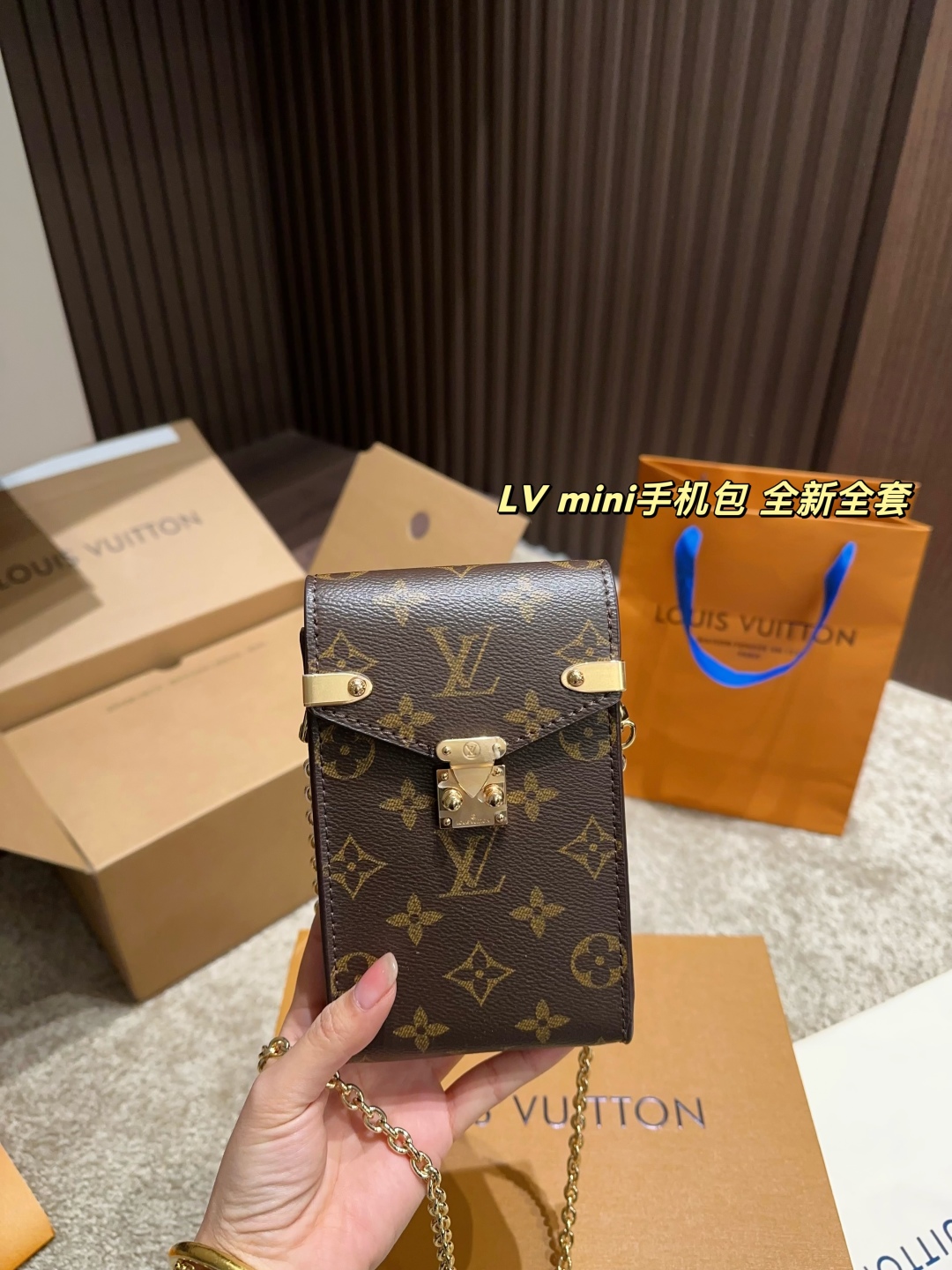 LV mini mobile phone bag
