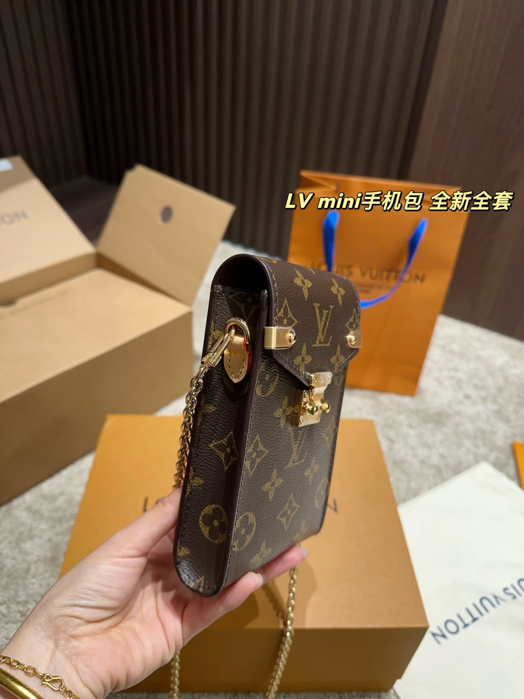 LV mini mobile phone bag