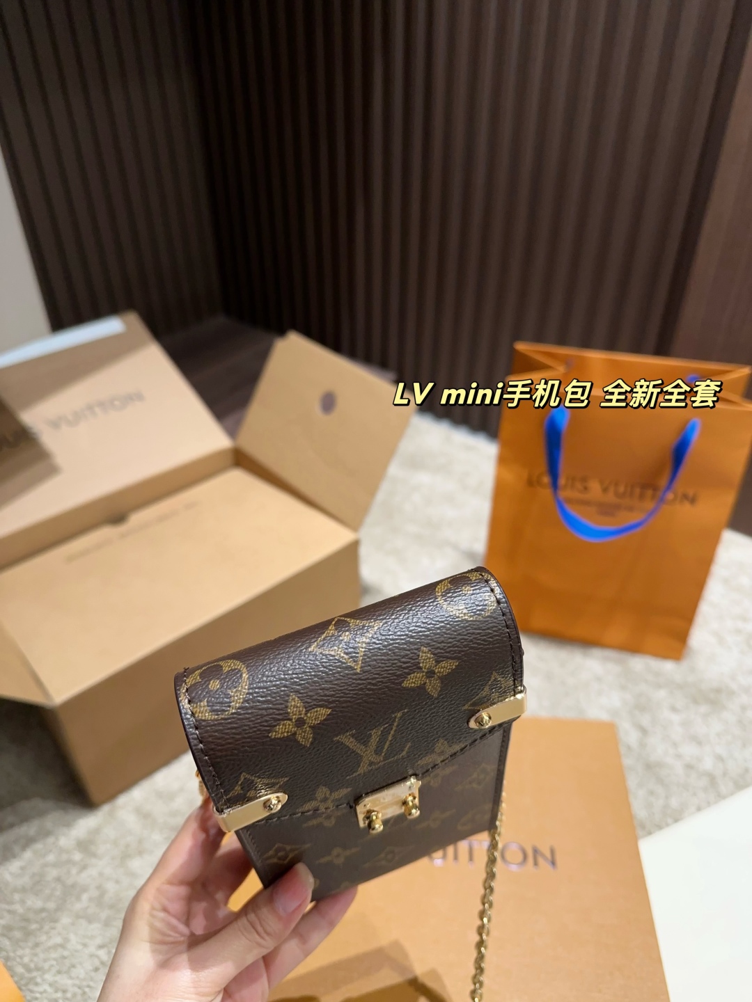 LV mini mobile phone bag