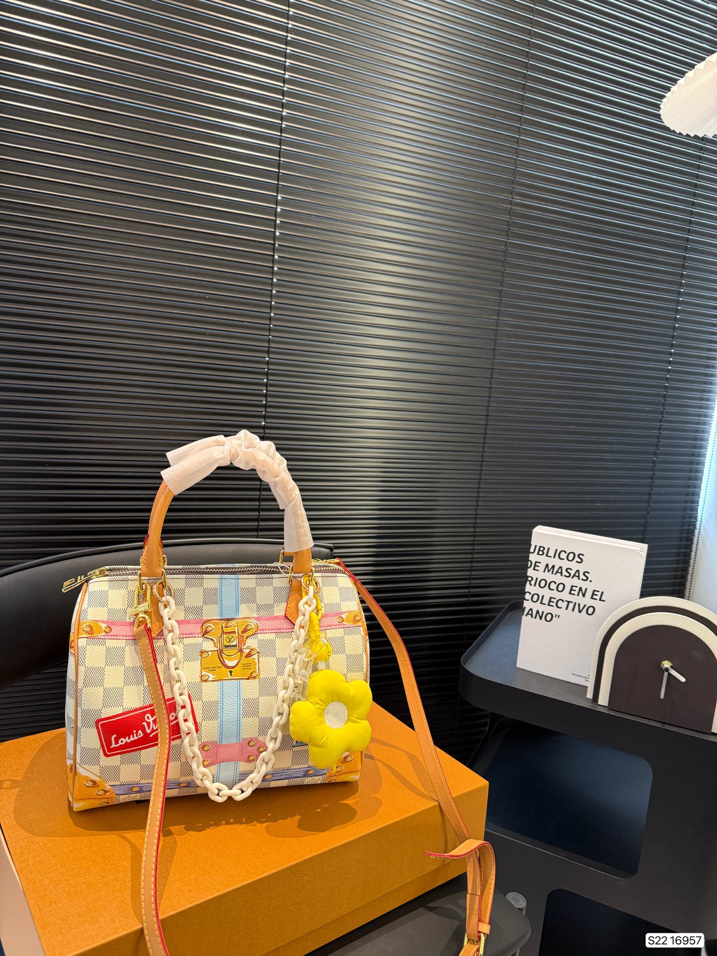 LV painted pillow bag spring and summer show series