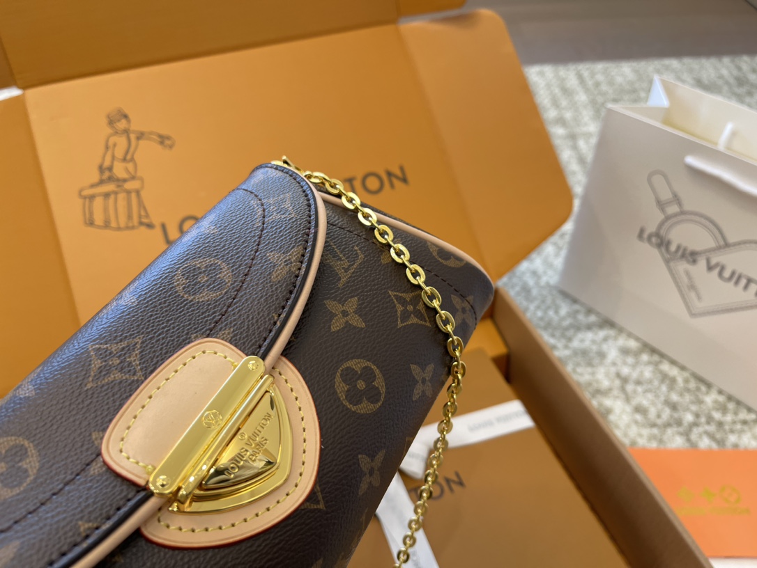 LV Gold Shield Manhattan Second-hand Armpit Bag