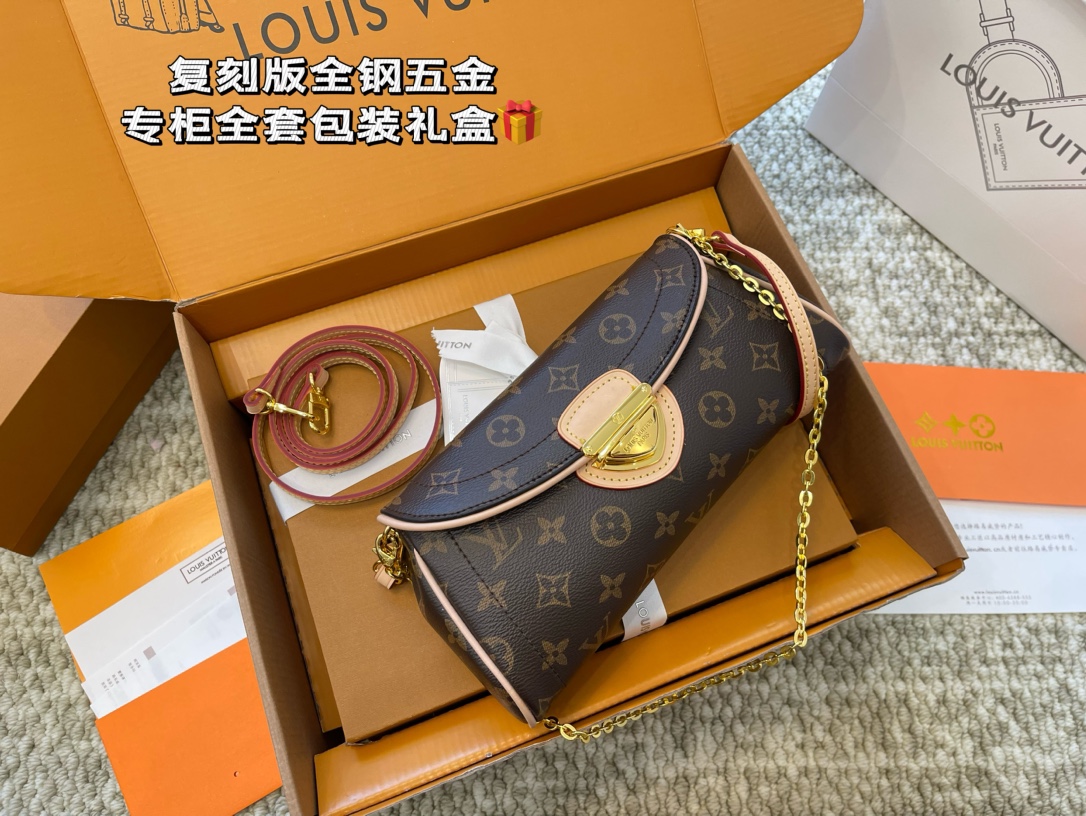 LV Gold Shield Manhattan Second-hand Armpit Bag