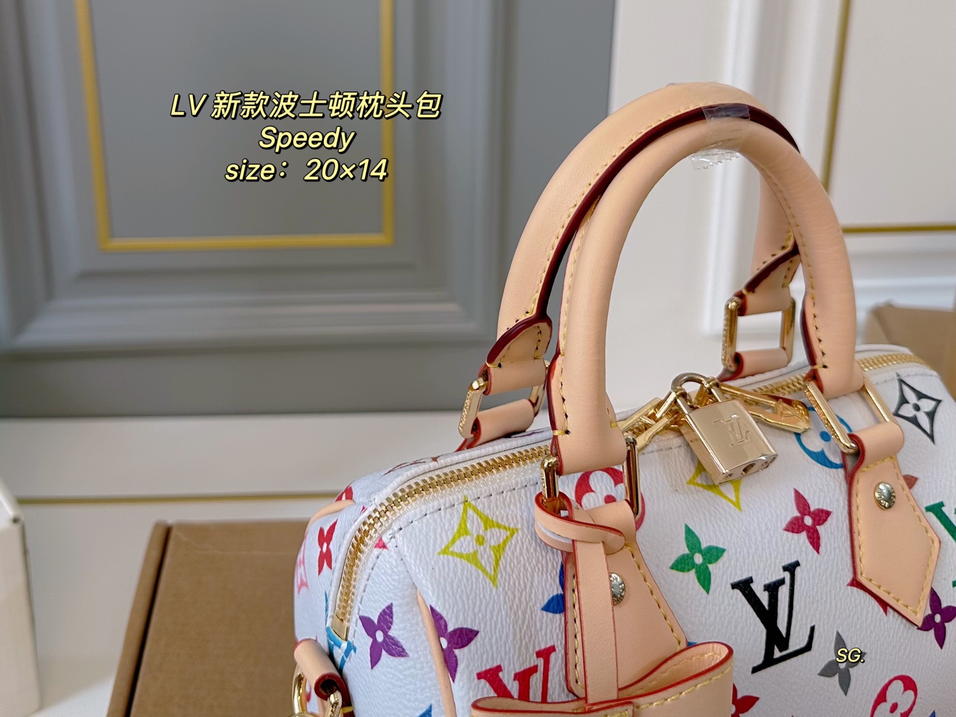LV speedy Boston pillow bag