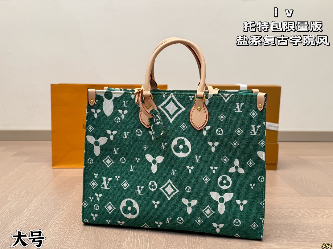 LV tote bag limited edition onthego
