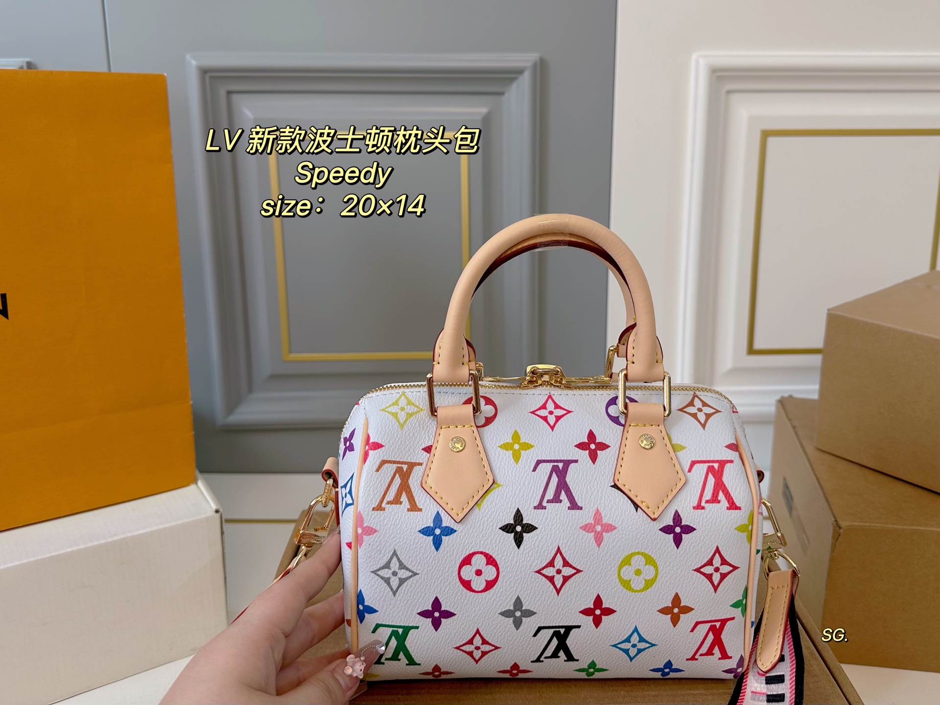 LV speedy Boston pillow bag