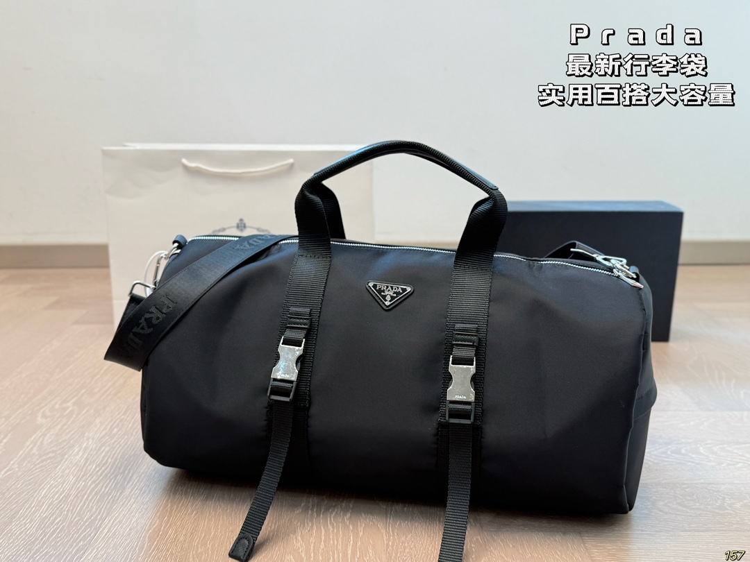 Prada’s latest travel bag is lightweight fashionable and versatile