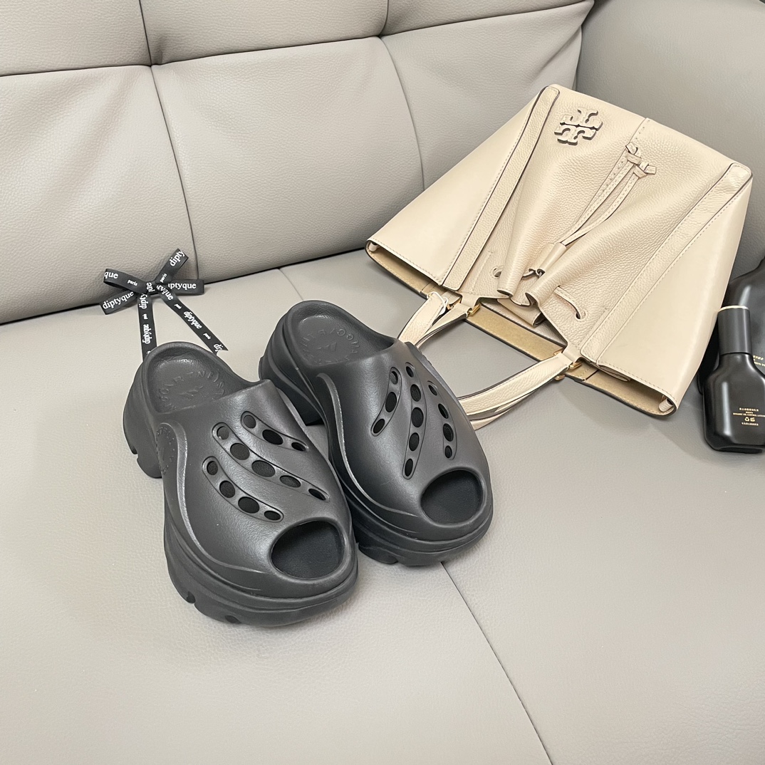 Adidas casual thick-soled slippers clogs