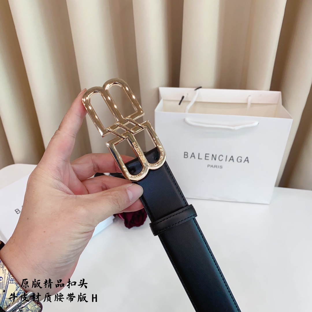 Balenciaga men's belt is simple and elegant