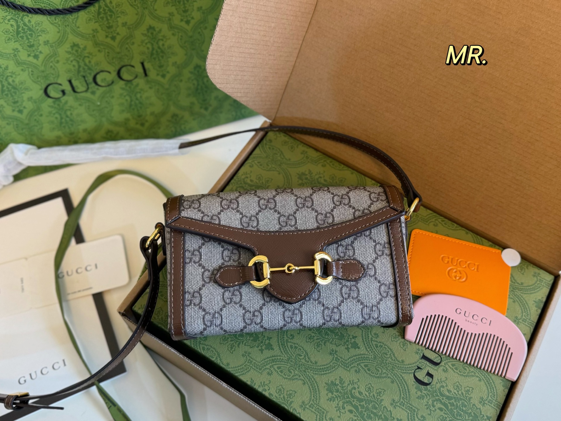 Gucci Horsebit1955 series box mobile phone bag