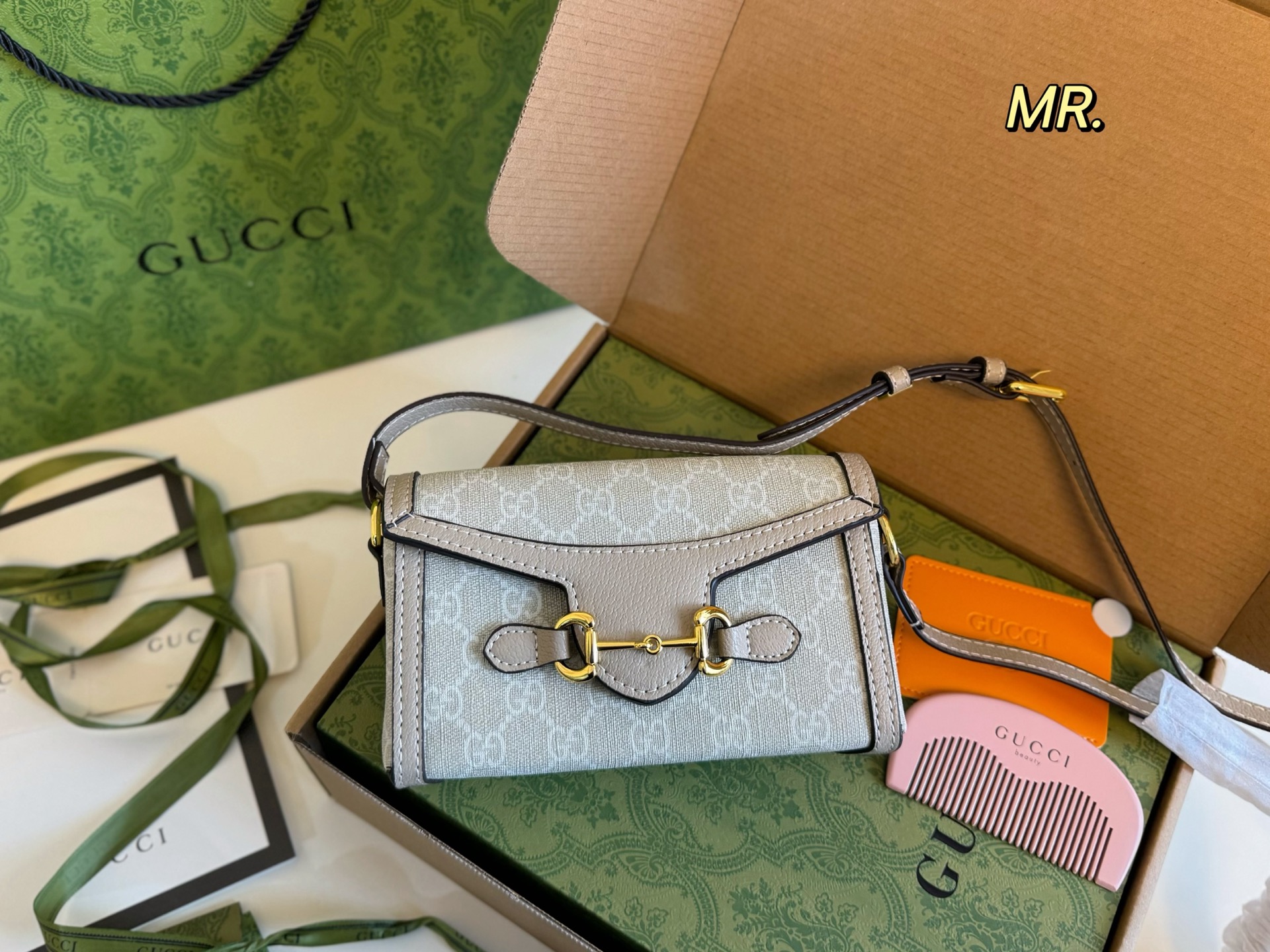 Gucci Horsebit1955 series box mobile phone bag